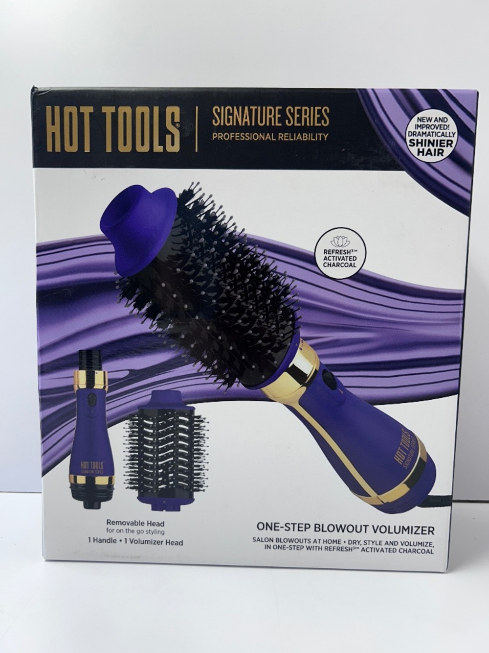 Hot Tools Signature Series One Step Blowout Styler Purple New And Free Shipping